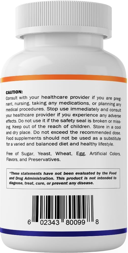 Vitamatic Vitamin B1 (Thiamine Mononitrate) 500 mg, 120 Capsules – Contributes to Nervous System and Energy Metabolism – Image 9