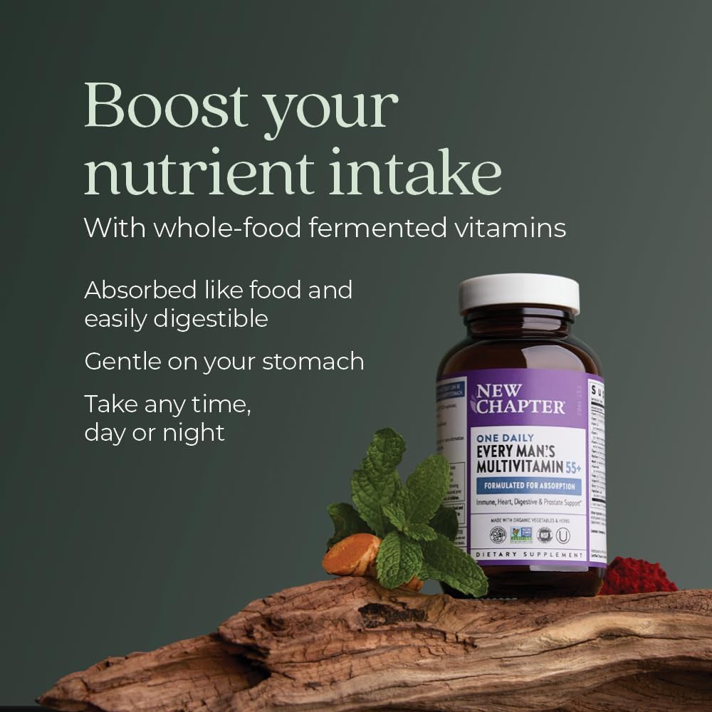 New Chapter One Daily Every Man's Multivitamin 55+ (48 Tablets) - görsel 4
