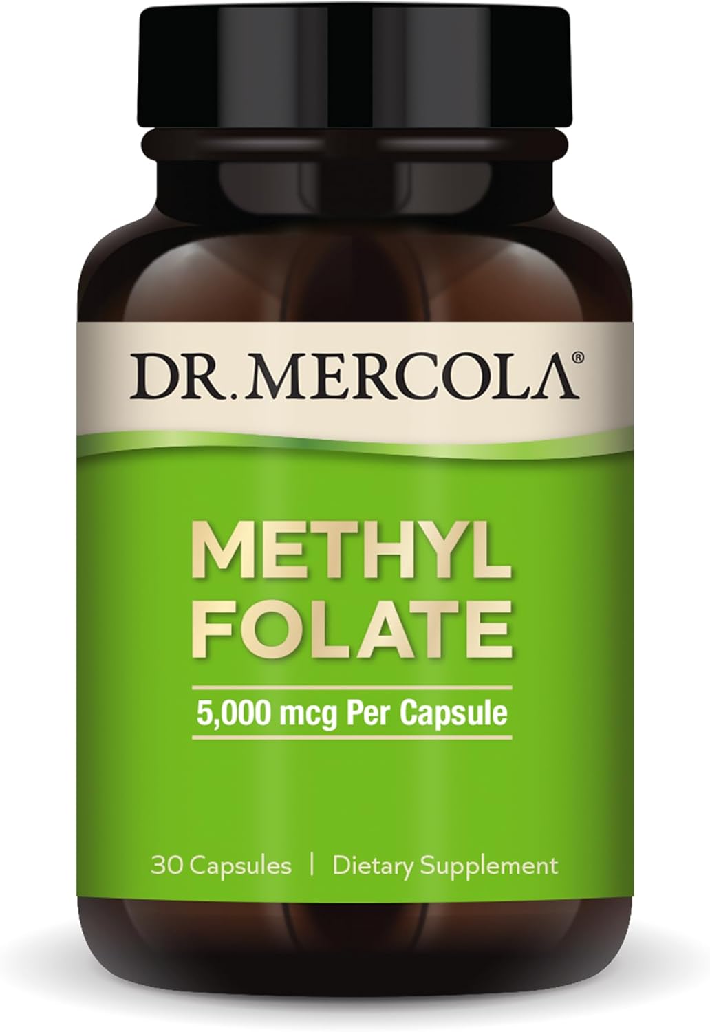 Dr. Mercola Methyl Folate - 5 mg - 30 Capsules - görsel 1