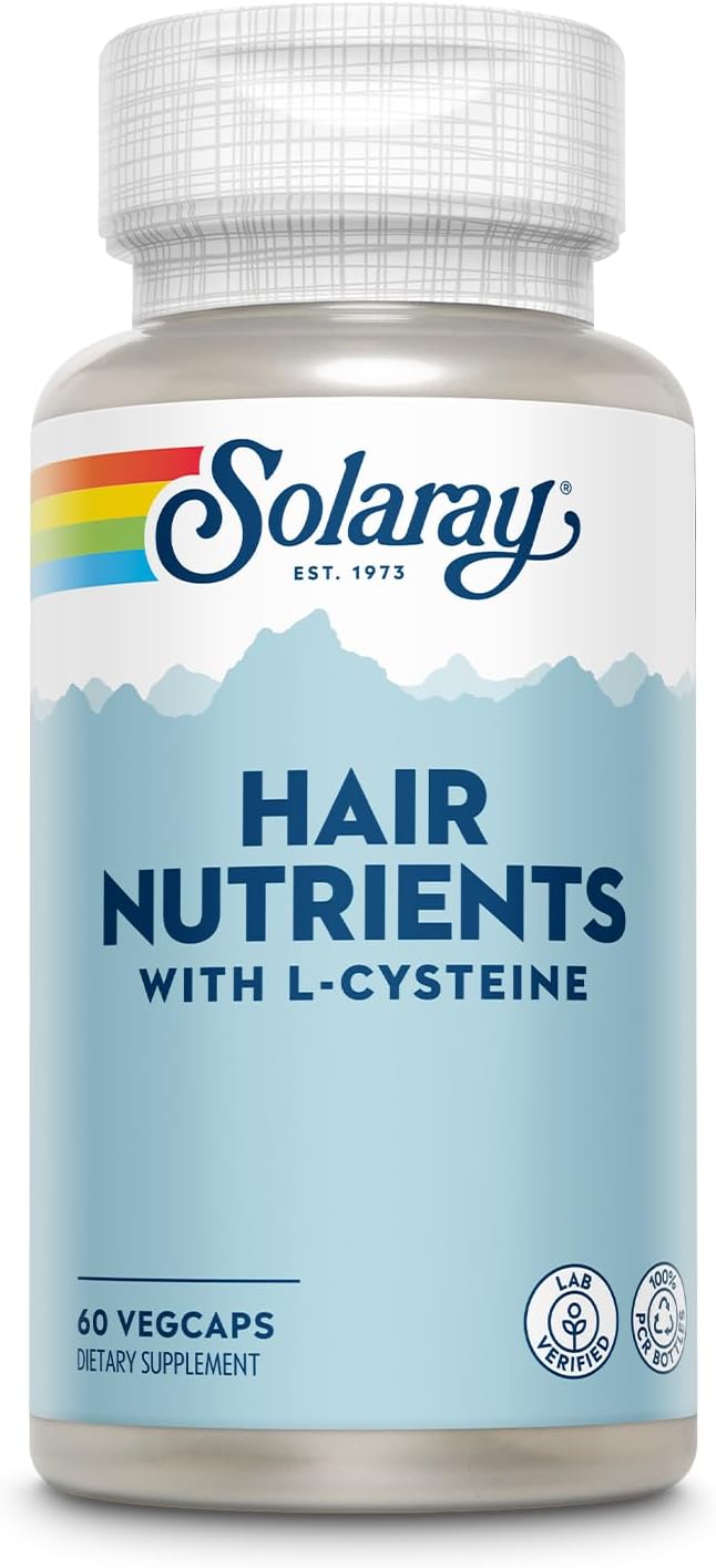 SOLARAY Hair Nutrients with L-Cysteine – Hair Health Support for Men and Women - görsel 1