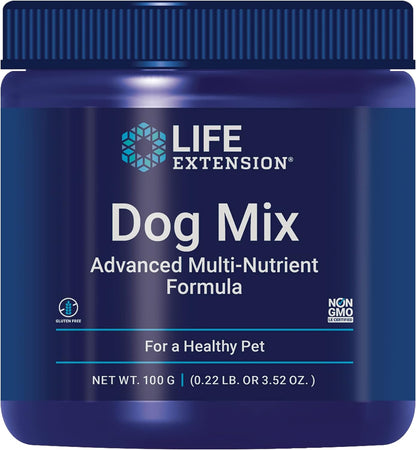 Life Extension Dog Mix - Complete Multivitamin for Dogs with Probiotics and L-Carnitine