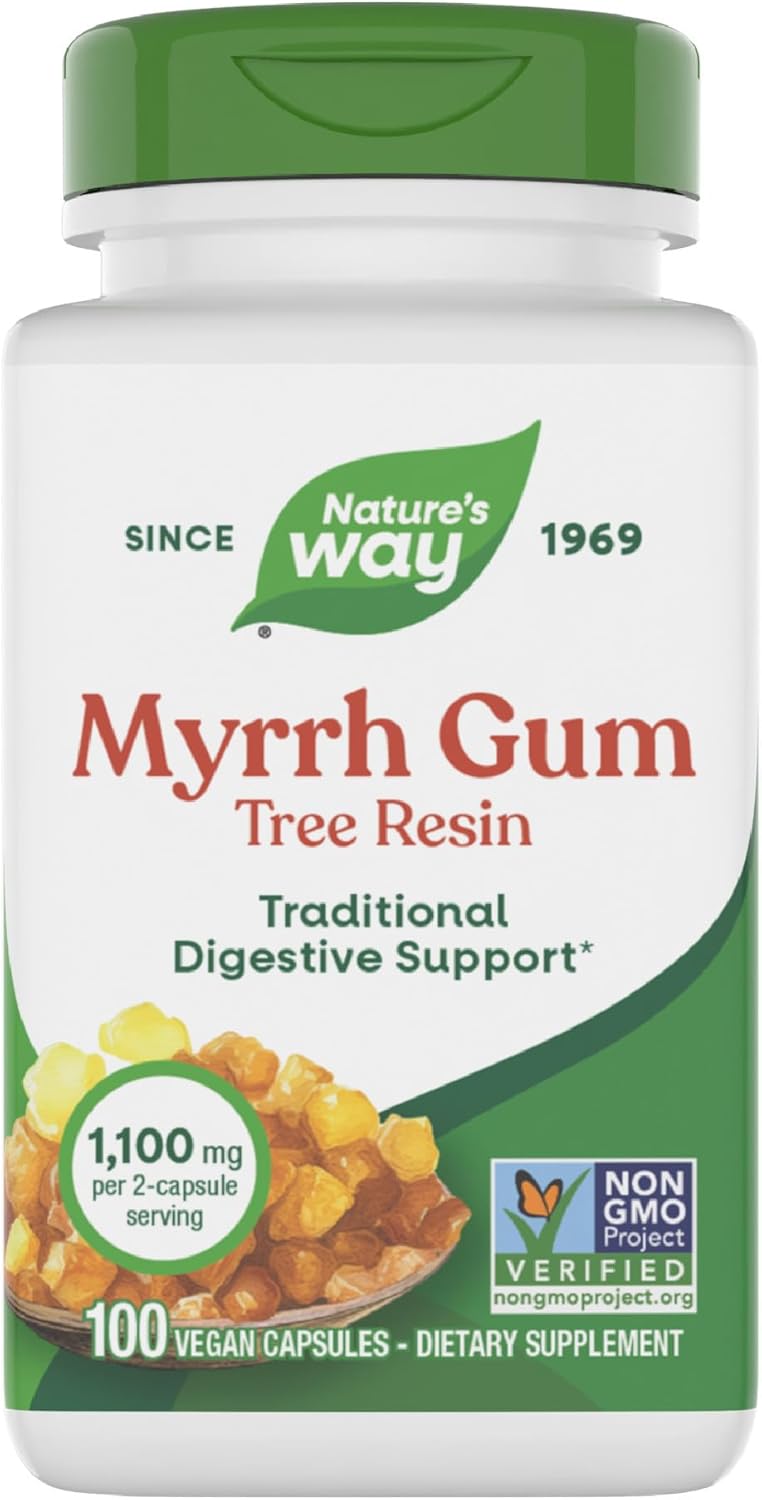 Nature's Way Myrrh Gum, 100 Vegan Capsules - görsel 1