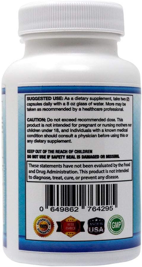 MOJObody Freeze Dried Marine Phytoplankton with BioPerine - Brain & Heart Health Support, 60 Capsules - görsel 2