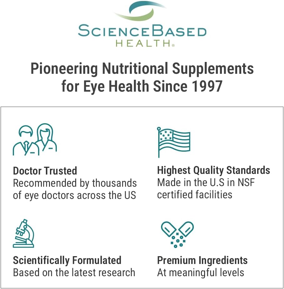 ScienceBased Health OcularEssentials – Daily Multivitamin for Eye Health Support – 60 Capsules - görsel 8