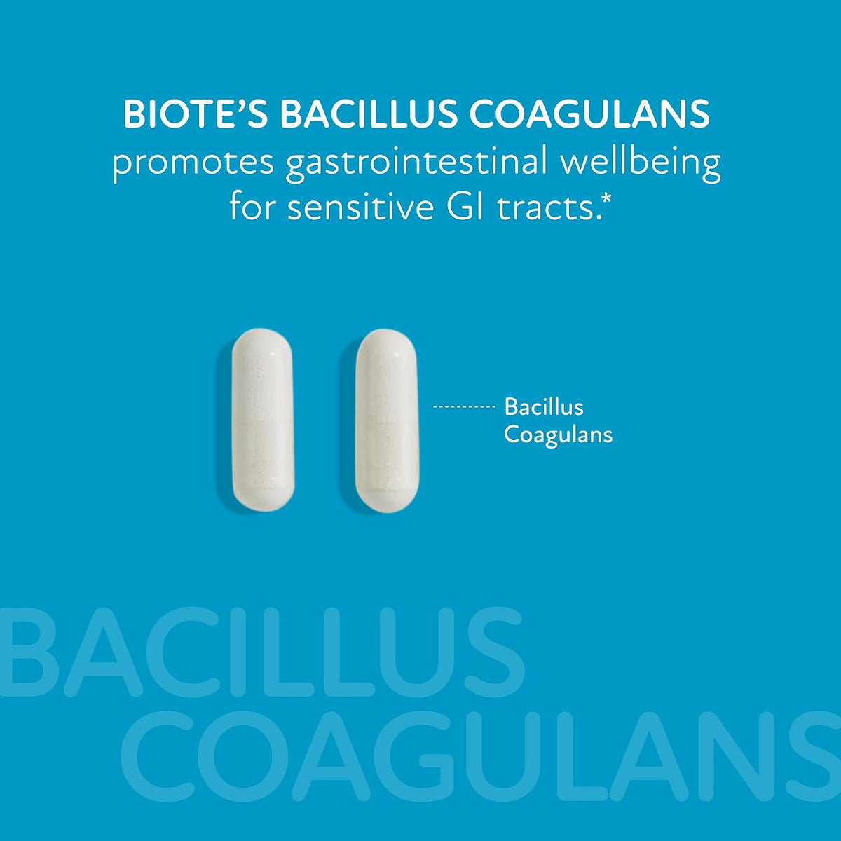 Biote Nutraceuticals Bacillus COAGULANS – Gut & Digestive (60 Capsules) - görsel 3