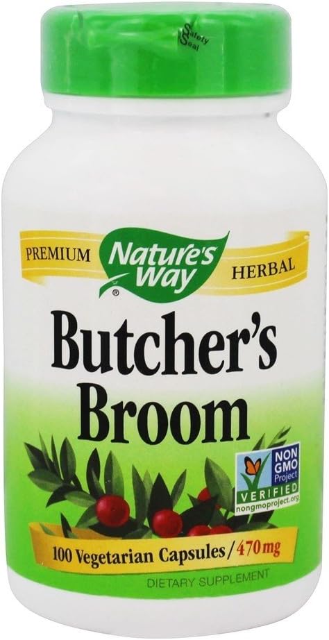 Nature's Way Butcher's Broom Root – 100 Capsules - görsel 1