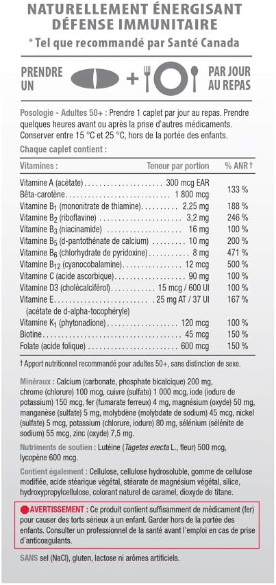 Jamieson Multi 100% Complete Vitamin - Adults 50+ - 90 Tablets - görsel 5