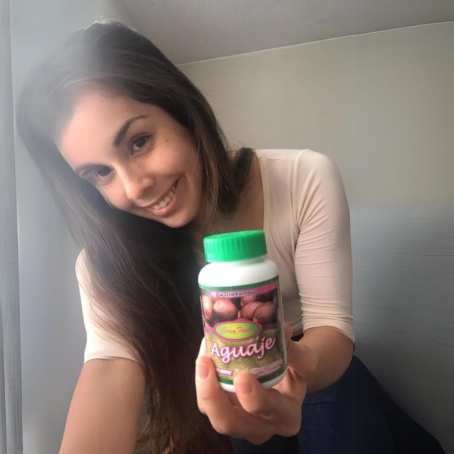 Aguaje Curvy Fruit Pills – 100% Natural, High Phytoestrogen Content, 550 mg, 100 Capsules - görsel 7