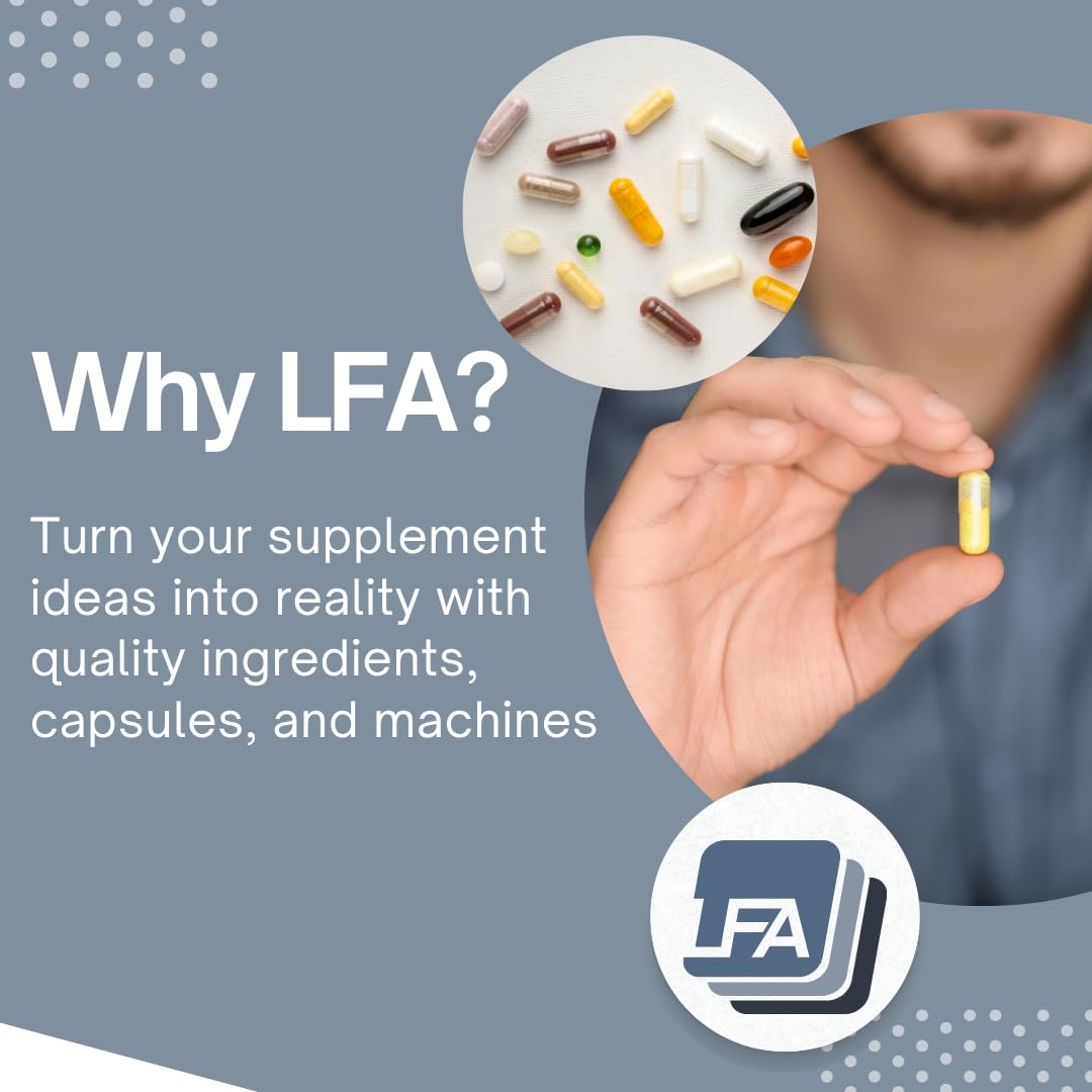 LFA Tablet Presses Empty Gelatine Capsules - Size 0 - 5000 Count - Halal - görsel 9