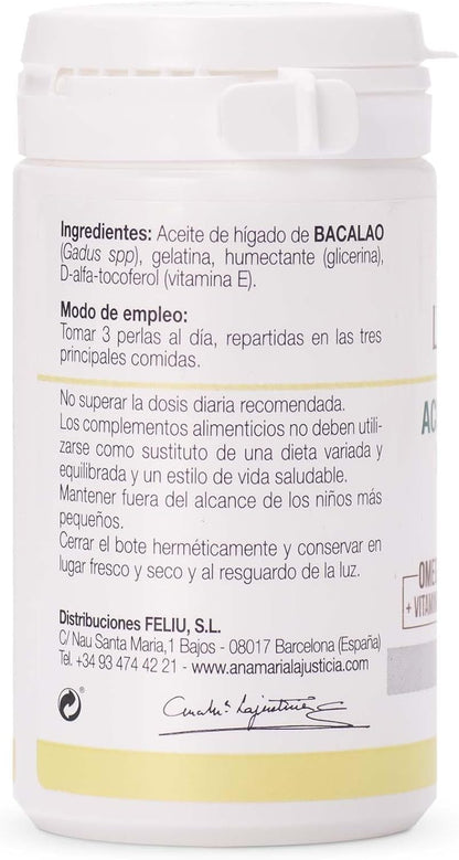 ANA MARIA LAJUSTICIA HIGADO BACALAO 90perlas