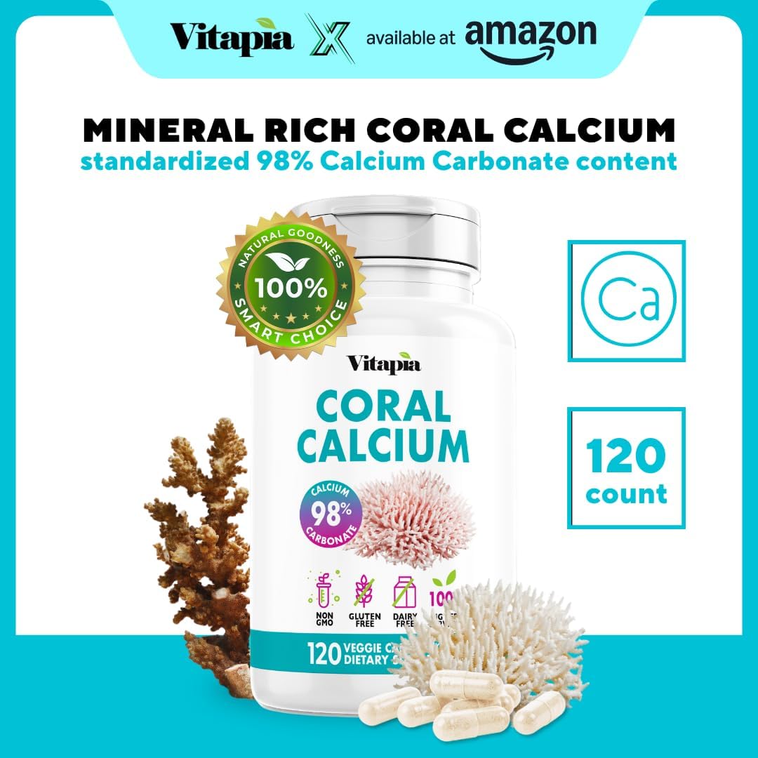 Vitapia Coral Calcium Powder 1000mg Capsules - görsel 2
