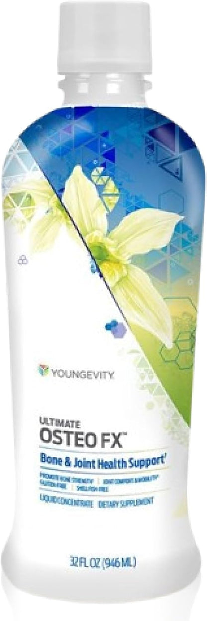 Youngevity Ultimate Osteo-Fx Liquid – Bone Health Support with Calcium Citrate & Vitamin D3, 946 ml