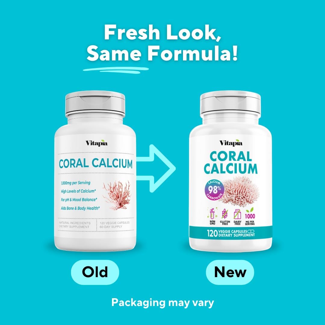 Vitapia Coral Calcium Powder 1000mg Capsules - görsel 3