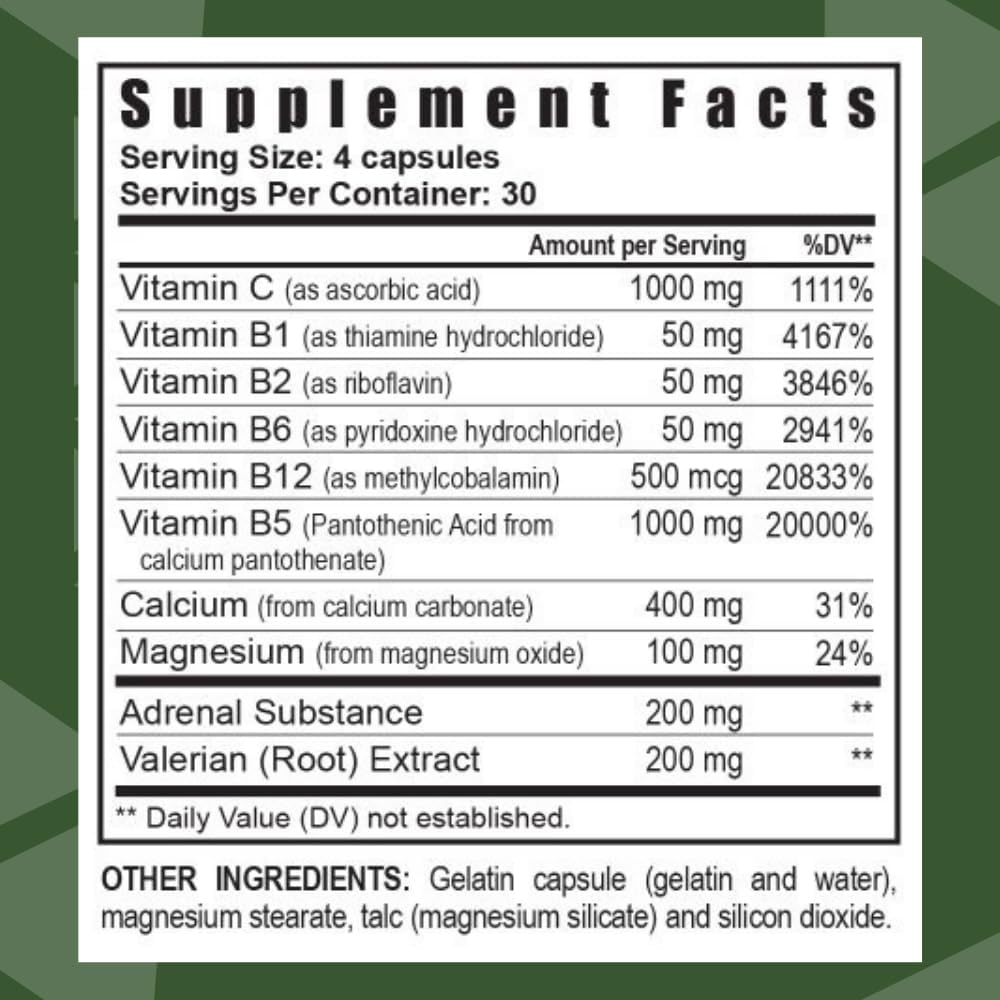 Youngevity Ultimate D-Stress – Stress Support Supplement with Magnesium, B Vitamins & Valerian Root, 120 Capsules - görsel 2