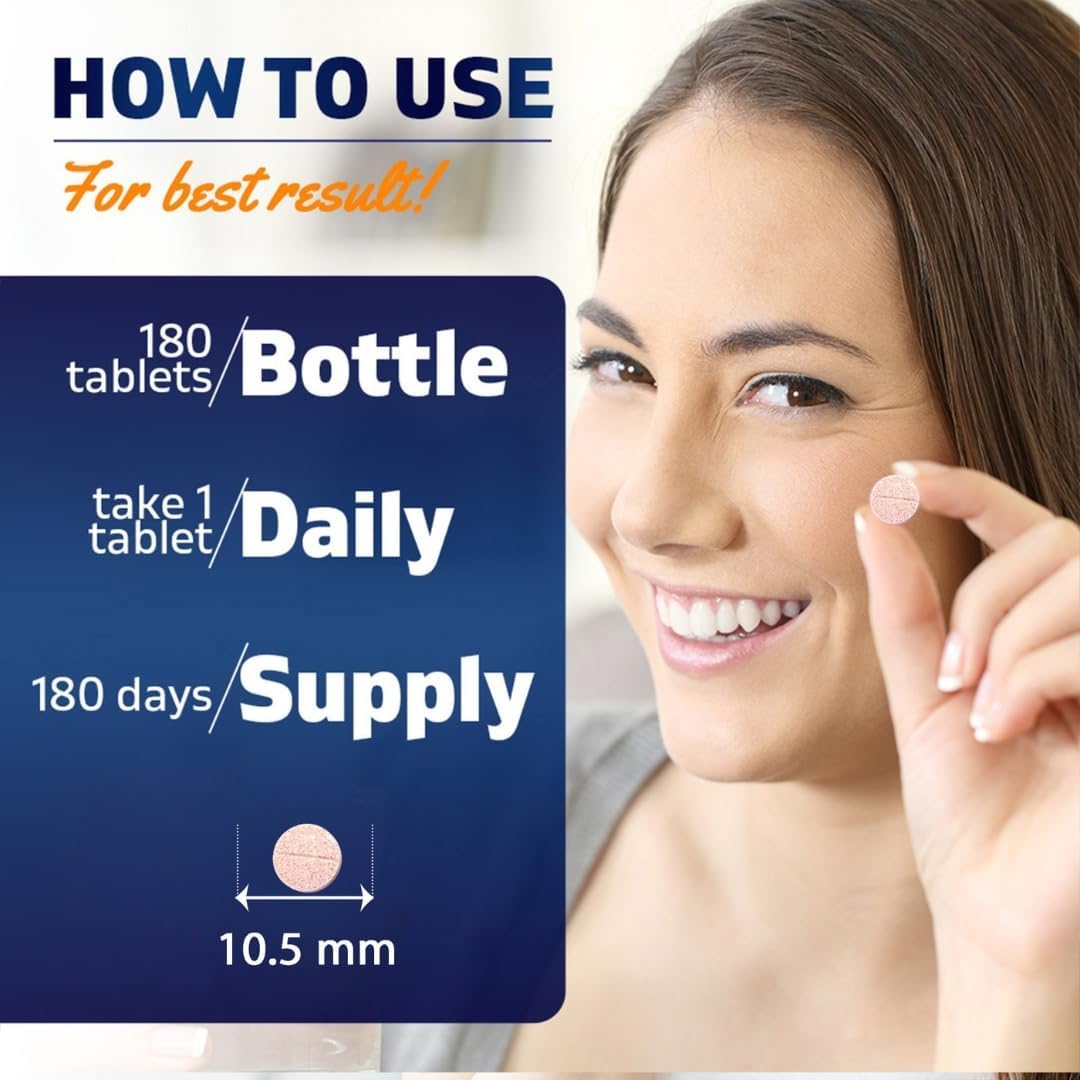 Vitamatic Folic Acid, Vitamin B12 & B6 - 180 Fast Dissolve Tablets - görsel 3
