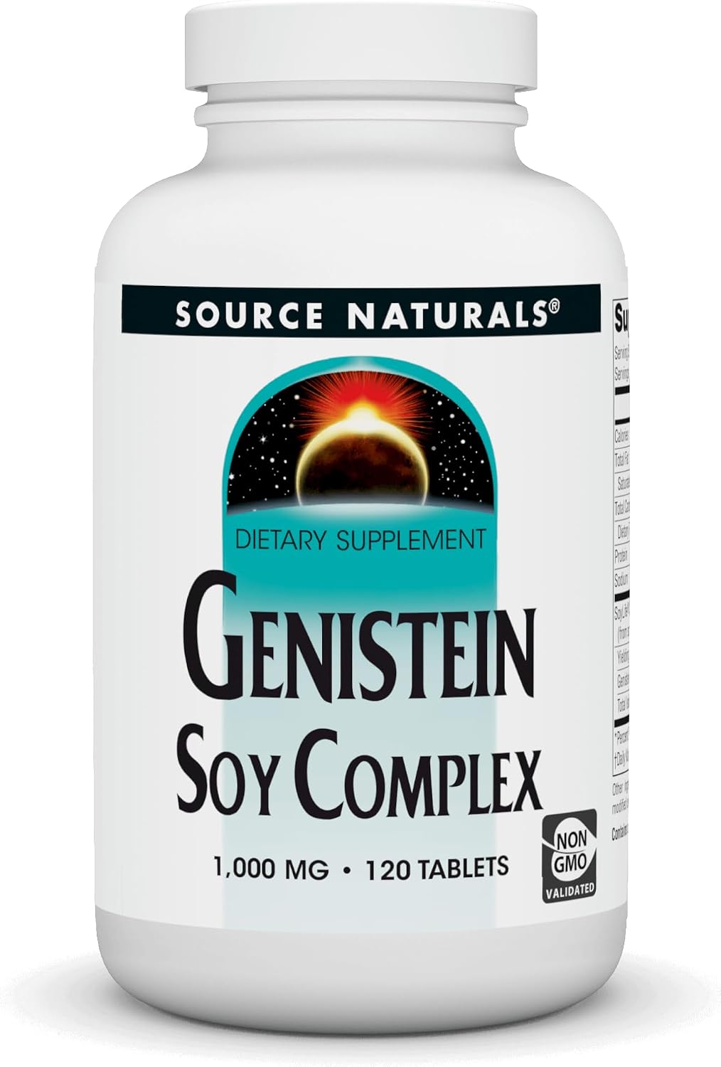 Source Naturals Genistein Soy Complex 1000 mg – 120 Tablets - görsel 1