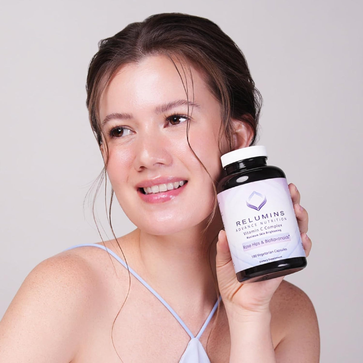Relumins Advanced Vitamin C Supplement with Rose Hips – 1000mg, Immune Support and Collagen Production – 180 Capsules (30-Day Supply) - görsel 7