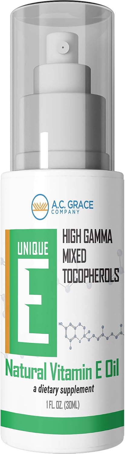 UNIQUE E Mixed Tocopherols Concentrate Liquid - Natural Vitamin E, 30 ml - görsel 1