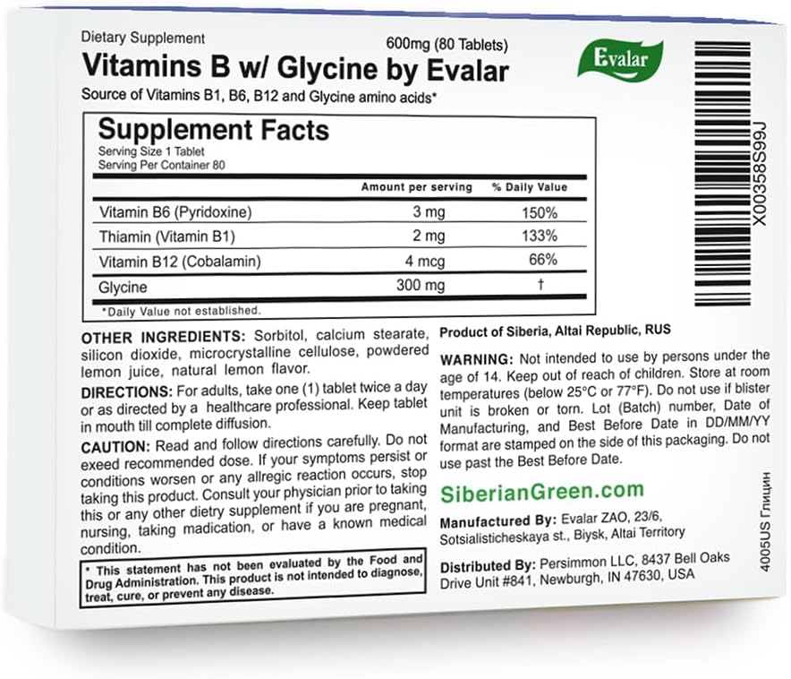 Glycine Forte – 60 Tablets - görsel 2
