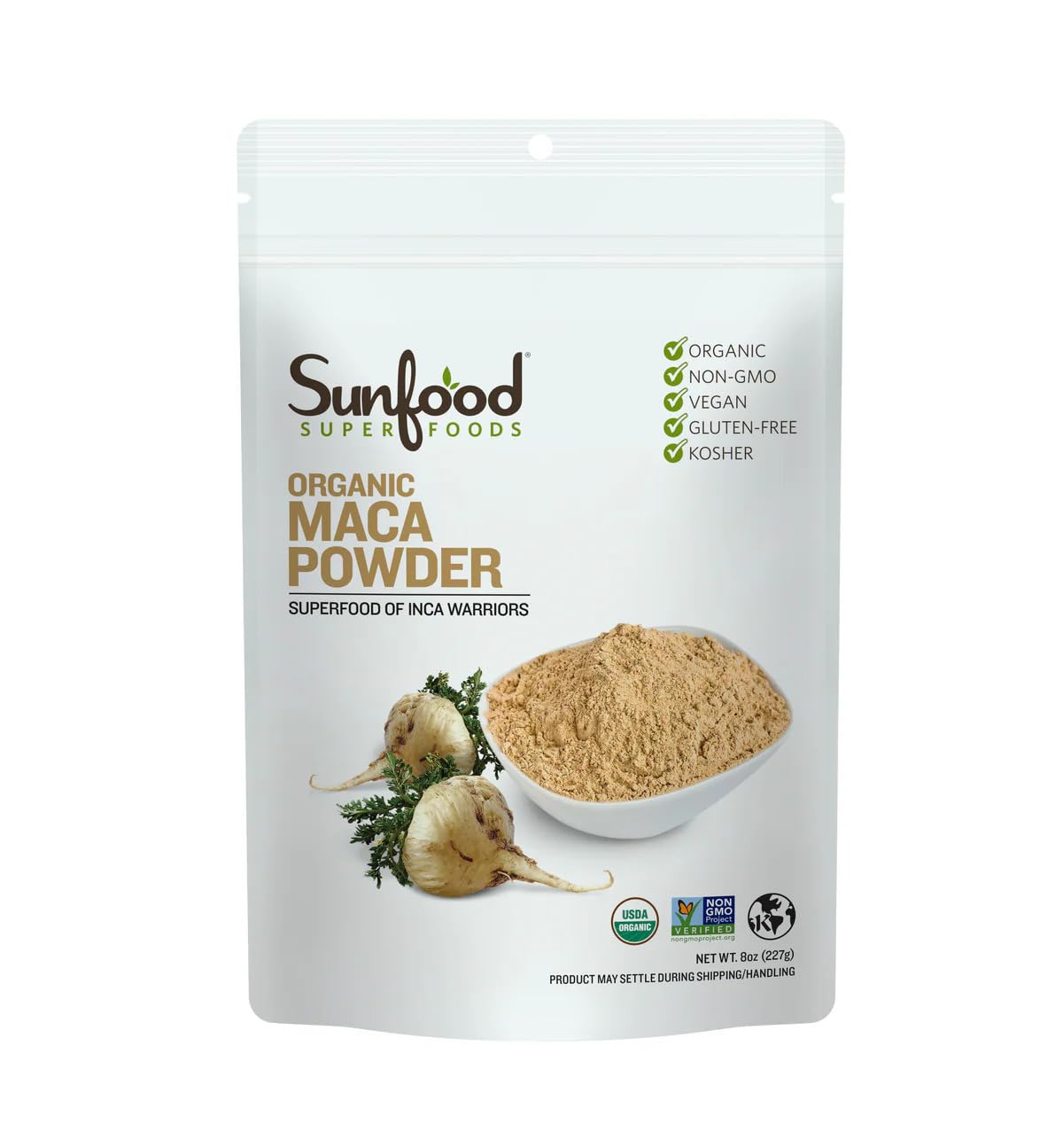 Sunfood Superfoods Organic Maca Powder, 227 g - görsel 1