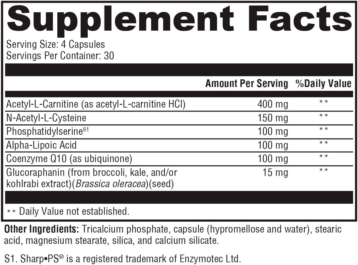 XYMOGEN NeuroActives BrainSustain - Brain Health Support with Phosphatidylserine & CoQ10 - 240 Capsules - görsel 2