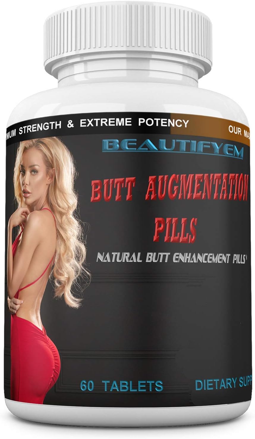 Butt Augmentation Pills – Booty Enlargement, Butt Enhancement & Natural Glute Growth – 60 Tablets - görsel 1