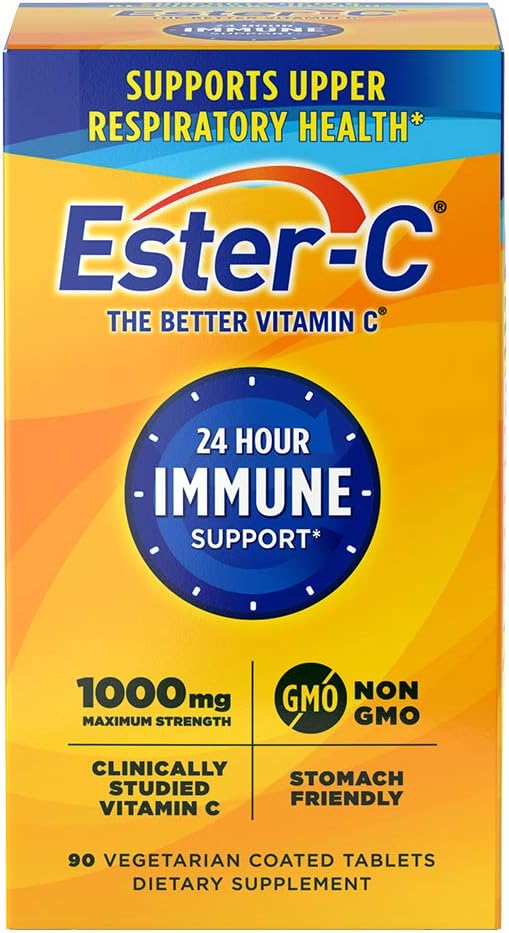 Ester-C Vitamin C, 1,000 mg, 90 Coated Tablets - görsel 1