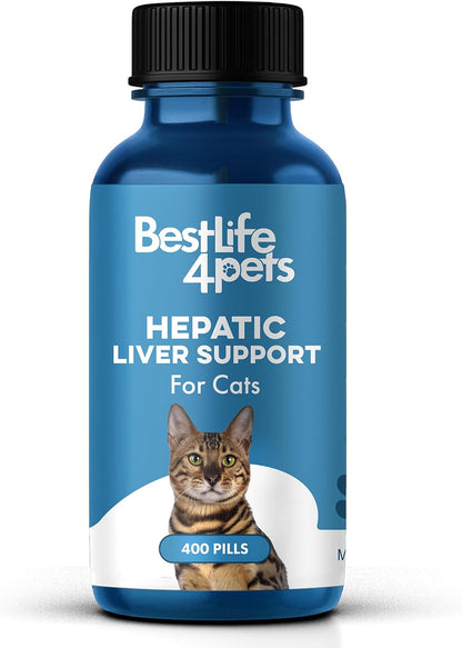 BestLife4Pets Dog Liver Supplement – Milk Thistle for Dogs – 400 Mini Tablets