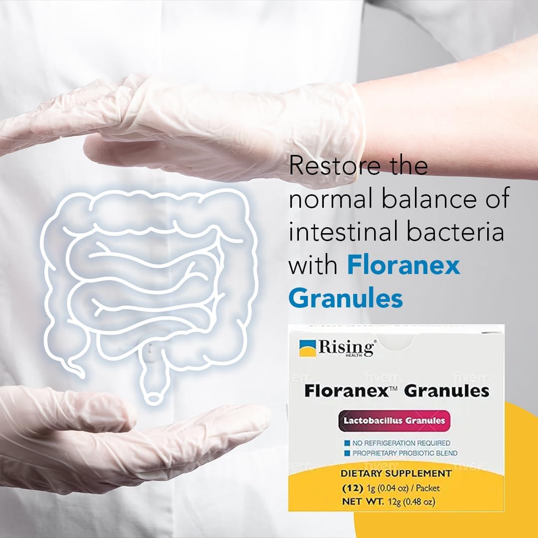 Rising Health Floranex Lactobacillus Probiotic Food Supplement Granules - 12 Sachets - görsel 3