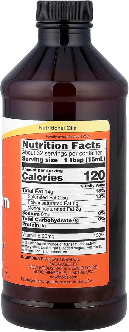Wheat Germ Oil - 473 ml by NOW Foods