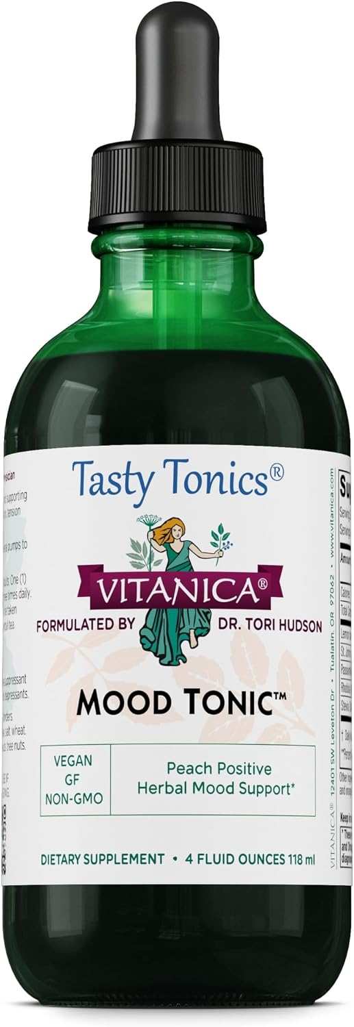 Vitanica Mood Tonic, Peach Positive Mood Support - 118 ml - görsel 1