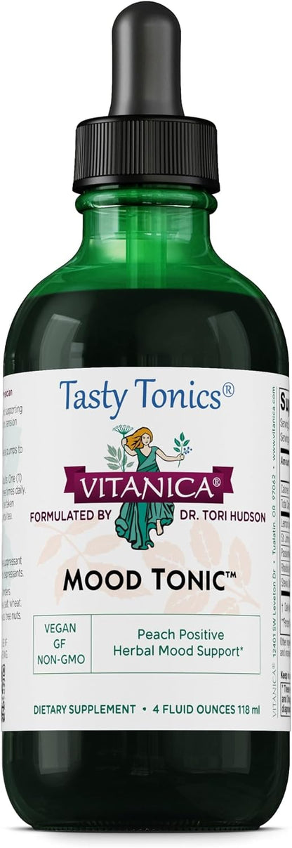 Vitanica Mood Tonic, Peach Positive Mood Support - 118 ml