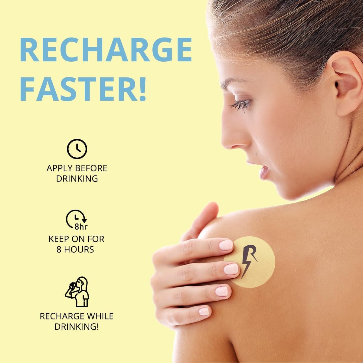 The Recharge Patch 24-Pack: Recovery Patches for Energy & Hydration - görsel 2