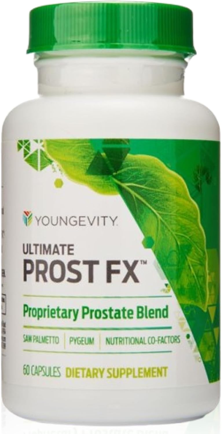 Youngevity Ultimate Prost Fx - Saw Palmetto + 9 Herb Blend for Men's Prostate Health - 60 Capsules (Pack of 2) - görsel 1