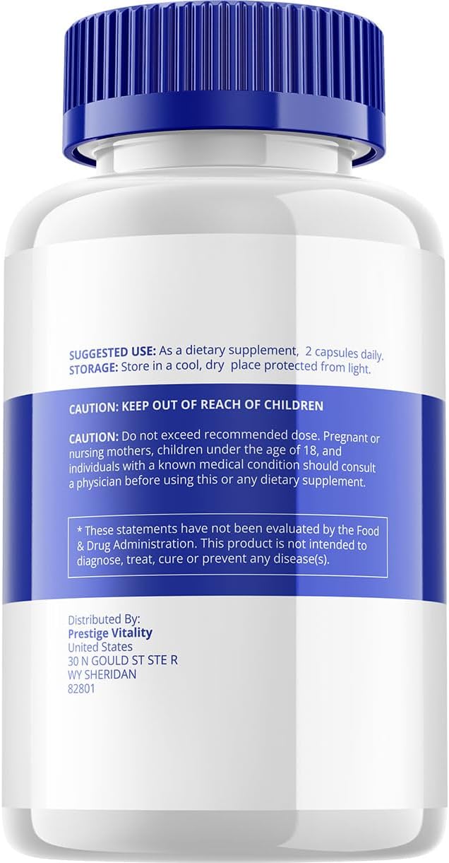 Prostabliss Food Supplement for Men – All-Natural Men's Health Formula, 60 Capsules - görsel 6
