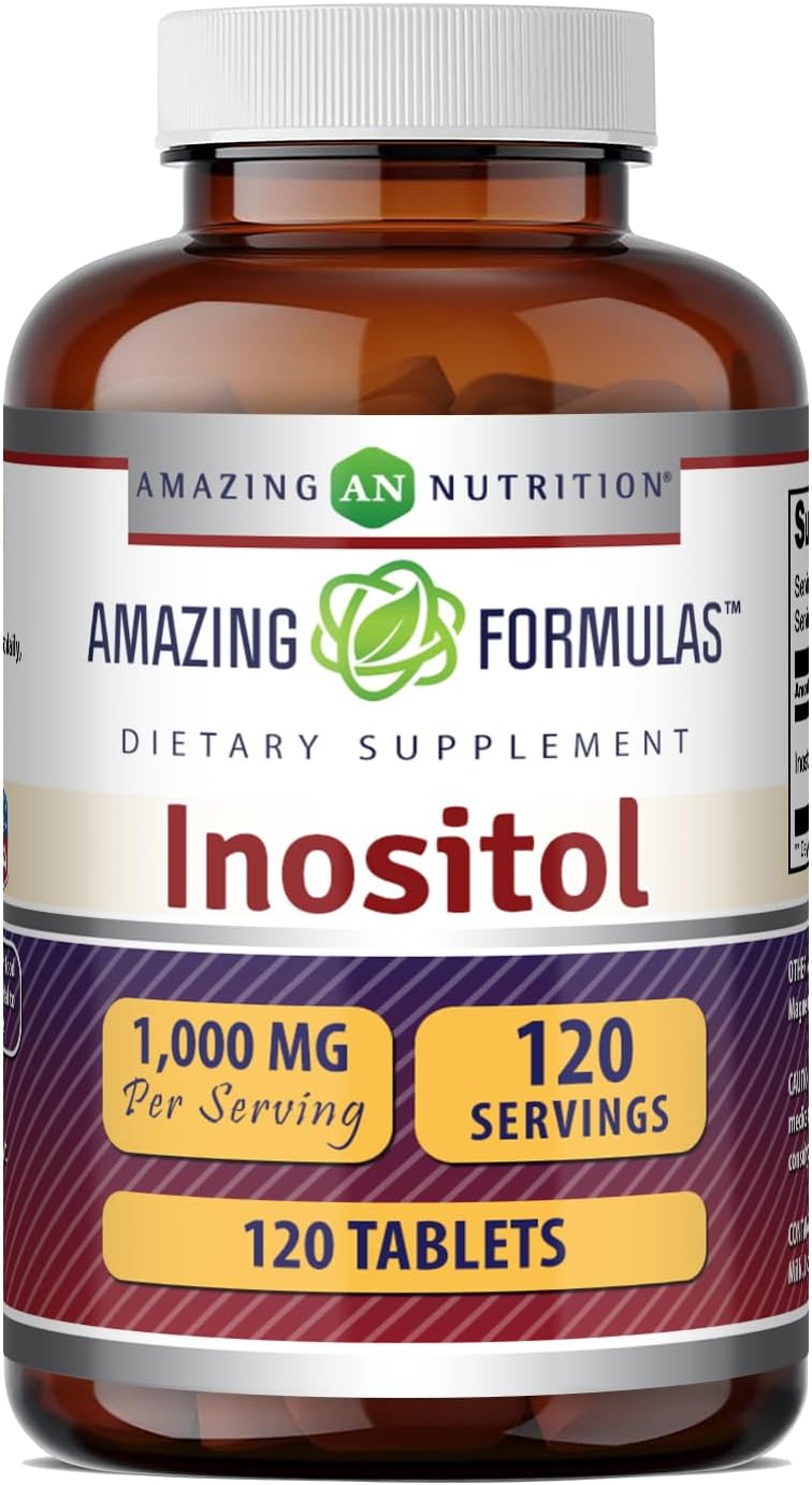 Amazing Formulae Inositol 1000mg Food Supplement, 60 Tablets - görsel 4