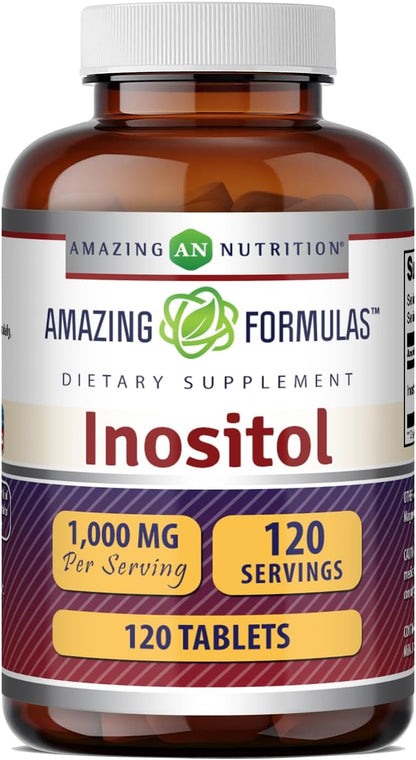 Amazing Formulae Inositol 1000mg Food Supplement, 60 Tablets