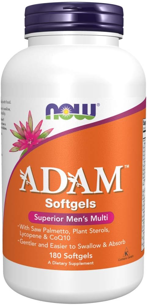 NOW Foods Adam Men's Multivitamin - Softgels, 180 Count