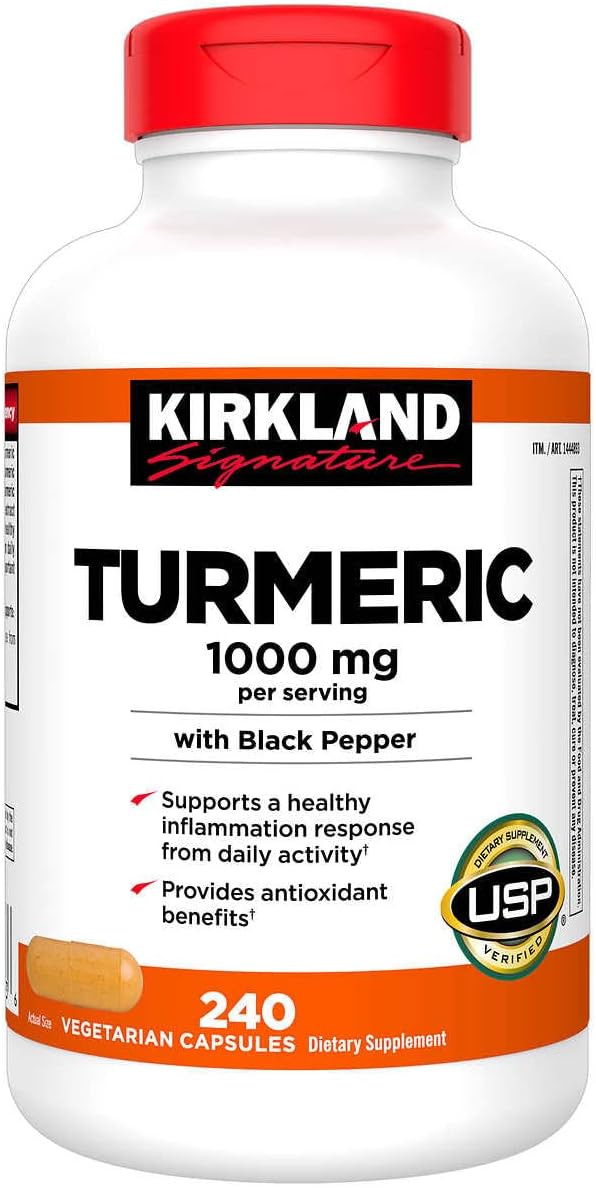 Just Grown Turmeric 1000 mg, 240 Capsules - görsel 5