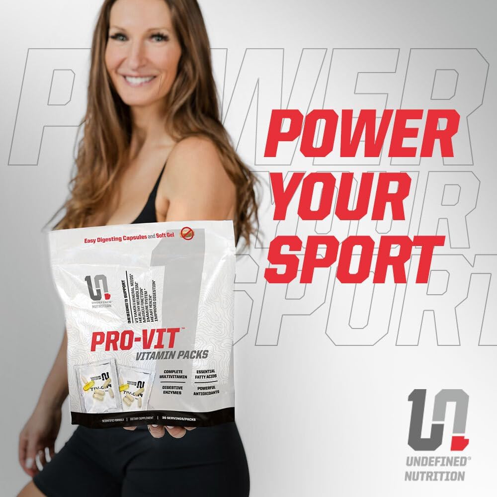 Undefined Nutrition Pro-VIT by Brian Shaw – All-in-One Vitamin & Mineral Supplement Pack (30 Day Supply) - görsel 6