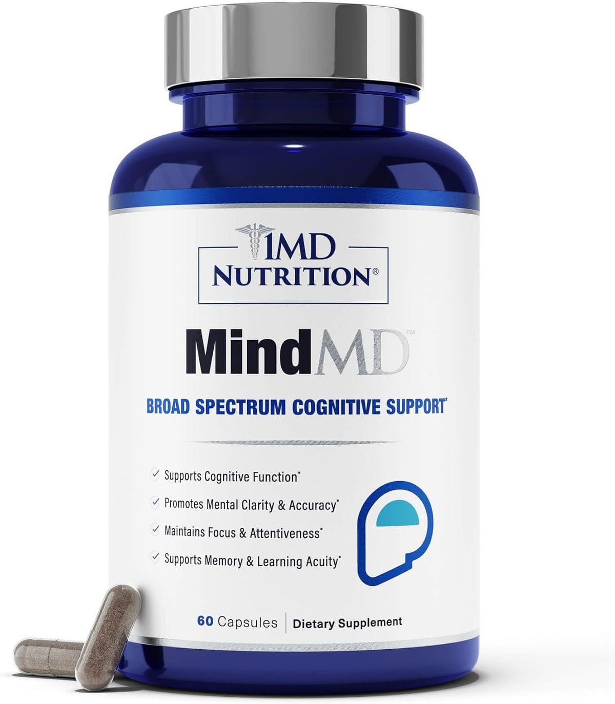 1MD Nutrition MindMD - Brain Supplement for Memory and Focus - görsel 1