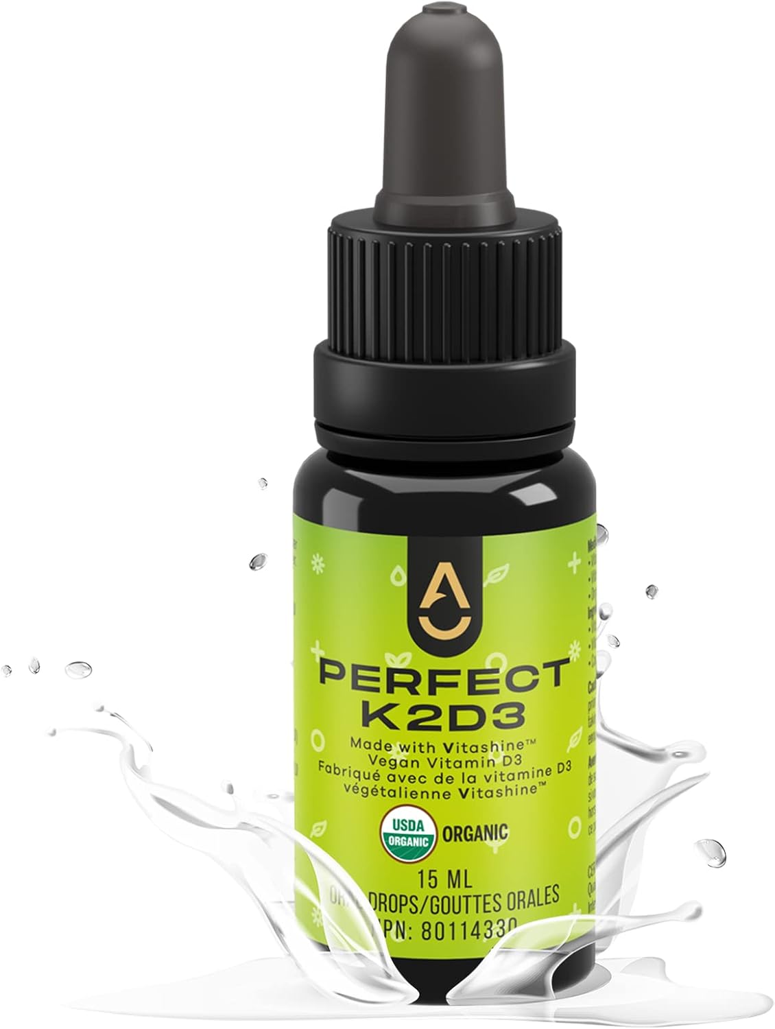 Activation Products Perfect K2D3 Liquid Vitamin D3 with K2 Supplement - görsel 1