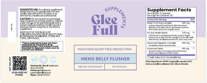 GleeFull Meno Belly Flusher – Menopause Supplement for Women
