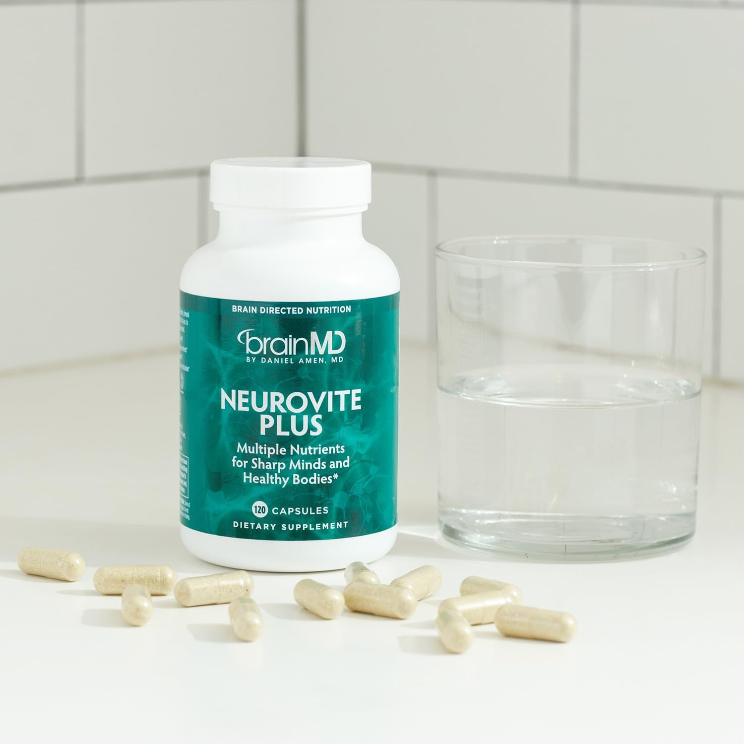 BRAINMD Dr. Amen NeuroVite Plus - Multivitamin & Mineral Food Supplement (2-Pack, 120 Capsules) - görsel 9