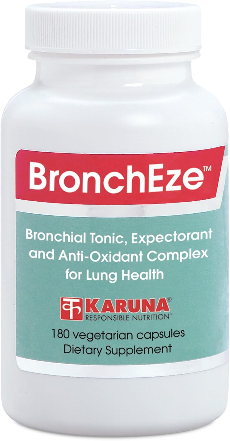 Karuna BronchEze - NAC Respiratory Support - 180 Capsules - görsel 1