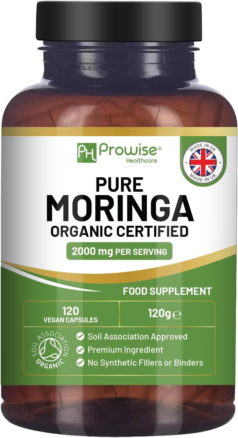 Prowise Health care Moringa Capsules 2000mg - 120 Vegan Capsules - görsel 1