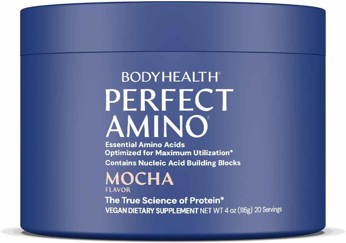 BodyHealth PerfectAmino - BCAA and EAA Powder for Pre and Post Workout - Lemon Lime - 20 Servings - görsel 7