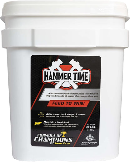 Hammer Time Nutritional Supplement for Show Pigs, 11.3 kg Bucket