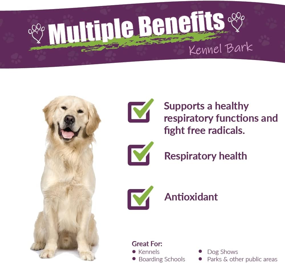 Amber NaturalZ Tossa K Kennel Bark Herbal Supplement for Dogs – Respiratory Support, 118 ml - görsel 2