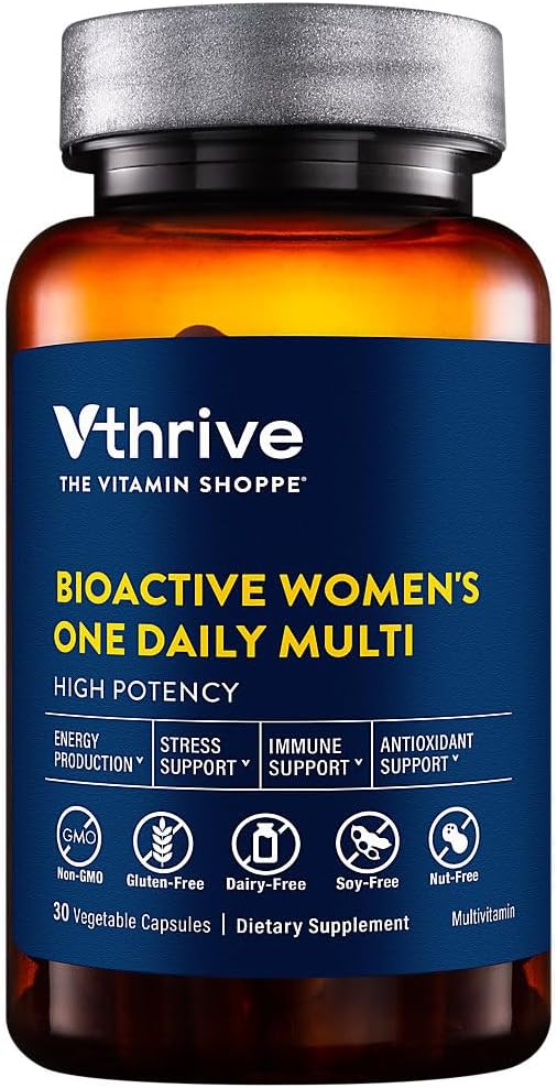 Vthrive Once Daily Bioactive Multivitamin for Women – Advanced Formula, 30 Vegetarian Capsules - görsel 1